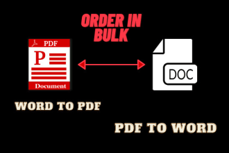 convert word to pdf and pdf to word