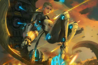 design sci fi art and sci fi character design