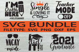make creative svg design, png, eps and bundle design