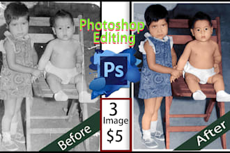 do restore old photo, repair damaged photo fix picture, colorize