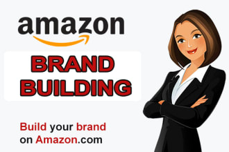 build a brand on amazon and design an amazon storefront