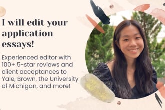 edit your personal statements and college applications