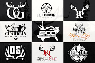 do fishing and outdoors hunting logo