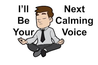 record your next calm male voice