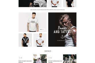 design boutique website,clothing website, fashion website