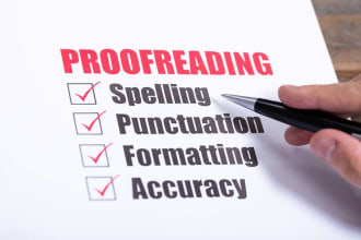 proofread, edit, and check the plagiarism report of your document