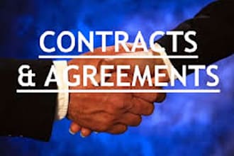 perfectly write any kind of contracts and agreements