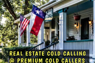 make professional real estate, wholesales and telemarketing  calls