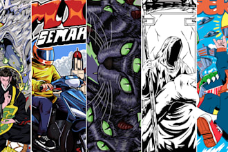 create custom cartoon illustration artwork