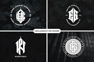 design a luxury, modern, and minimalist clothing brand logo