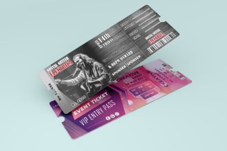 designs elegant event tickets and invitations for any event