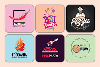 design bbq, bakery, pizza, restaurant, food cafe logo