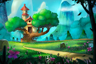 do create environment concept art and illustration