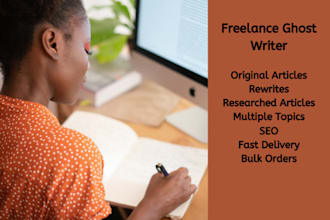 write articles, blog posts