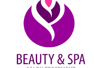 design gorgeous spa, massage, esthetics, parlor and yoga logo