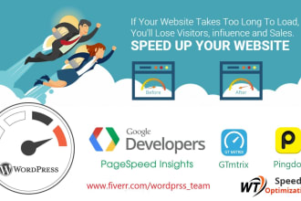 do wordpress speed optimization with gtmetrix