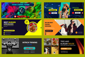 design facebook cover,youtube banner,fb cover and cover banner
