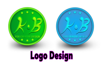 create an attractive  logo with 3d mockup
