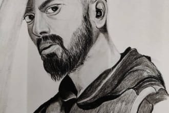 do black and white drawing and pencil art