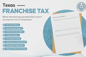 prepare and file your texas franchise tax forms