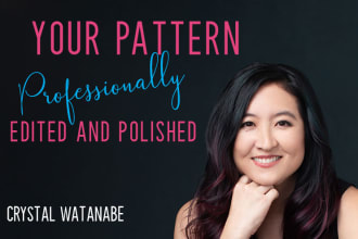 edit and proofread your knitting or crochet pattern
