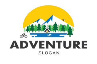 provide eye catchy adventure, hotel, resort, vacation logo