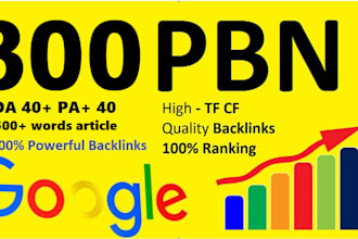 get power full 300 permanent backlinks