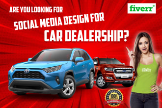 design automotive car dealership social and ads banner