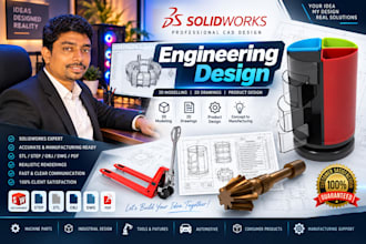 do engineering designs,machine design in solidworks