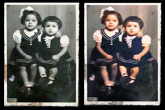 colorize black and white photo