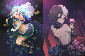 draw anime character, manga, nsfw, and fanart