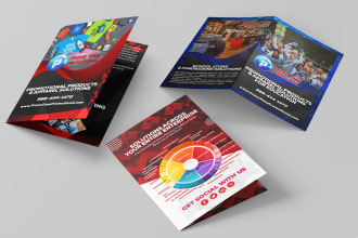 create an appealing bifold,trifold brochure