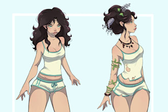 design a wonderful fantasy oc for you