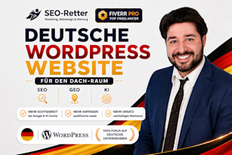 design and develop a professional german wordpress website