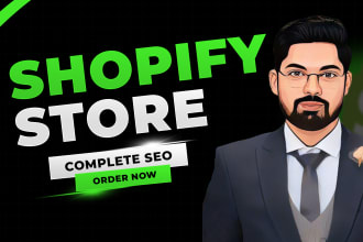 be your shopify expert and do shopify website SEO for more sales