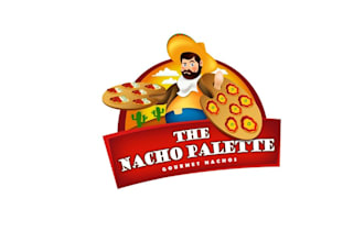 design the nacho palette  logo in  1 day