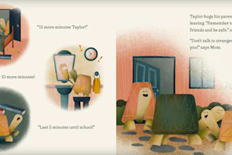 layout or format children books for paperback and kindle
