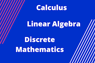assist you in algebra, calculus and linear algebra