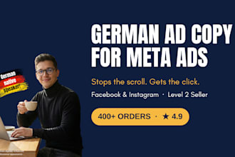 write german facebook ad copy and meta ads copywriting