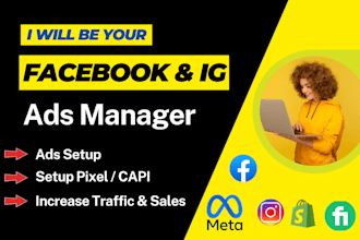 facebook and instagram ads specialist for shopify campaigns