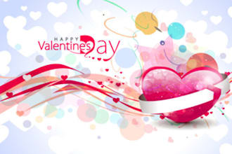 valentines Day Greeting Card Design