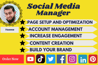 be your social media marketing manager, digital content creator