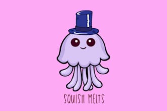create a professional character, mascot, animal cartoon logo