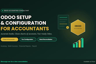 setup and configure odoo as accountant  odoo consultant