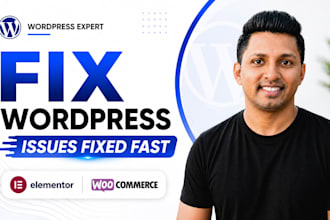 fix wordpress issues, design elementor custom site, divi woocommerce expert help