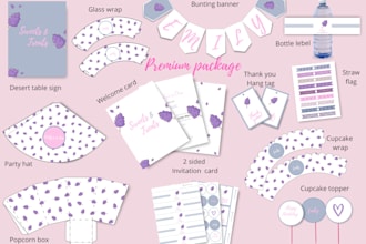 design unique custom party printables for your event party