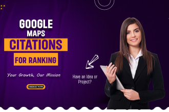 create 14,000 google maps citations for gmb ranking and local SEO