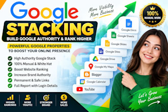 create google authority stacking entity backlinks for local SEO