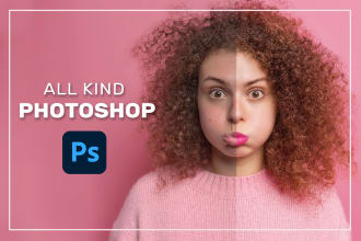 do photoshop editing, color correction ,background removal