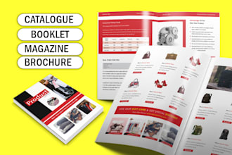 design product catalog, booklet, lead magnet, brochure
